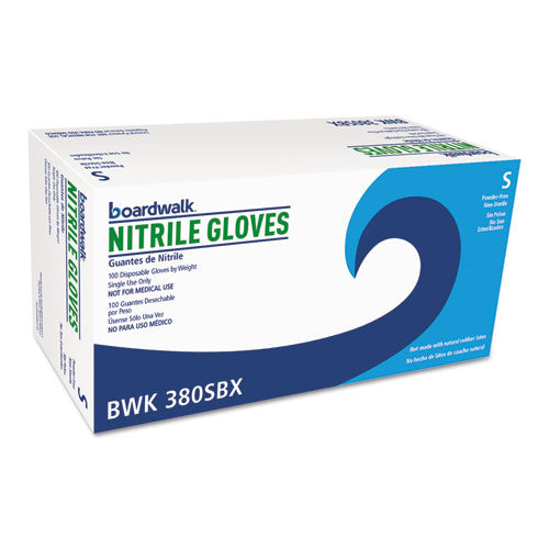 Disposable General-purpose Nitrile Gloves, Small, Blue, 4 Mil, 1000-carton