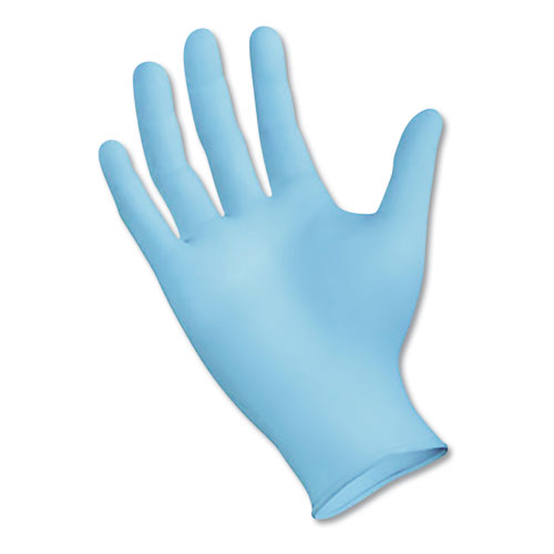 Disposable Examination Nitrile Gloves, Large, Blue, 5 Mil, 100-box