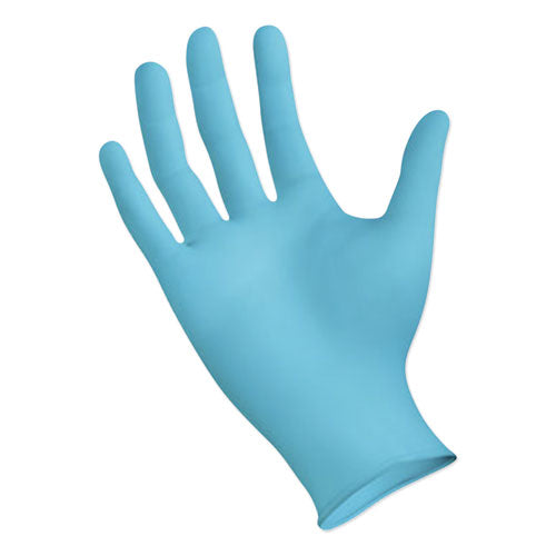 Disposable Powder-free Nitrile Gloves, Large, Blue, 5 Mil, 1000-carton