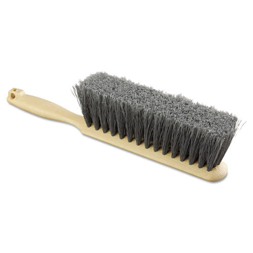 Counter Brush, Black Tampico Bristles, 4.5" Brush, 3.5" Tan Plastic Handle