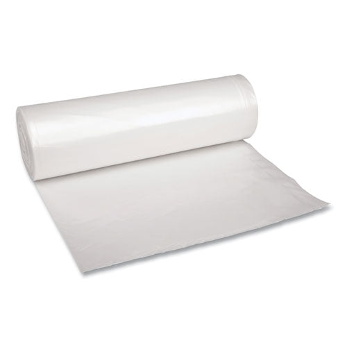 Low Density Repro Can Liners, 45 Gal, 1.4 Mil, 40" X 46", Clear, 10 Bags-roll, 10 Rolls-carton