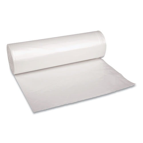 Low Density Repro Can Liners, 60 Gal, 1.4 Mil, 38" X 58", Clear, 10 Bags-roll, 10 Rolls-carton