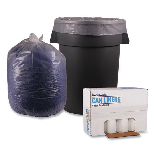Low Density Repro Can Liners, 60 Gal, 1.75 Mil, 38" X 58", Clear, 10 Bags-roll, 10 Rolls-carton
