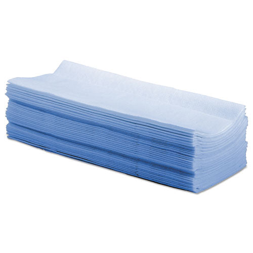 Hydrospun Wipers, 9 X 16.75, Blue, 100 Wipes-box, 10 Boxes-carton