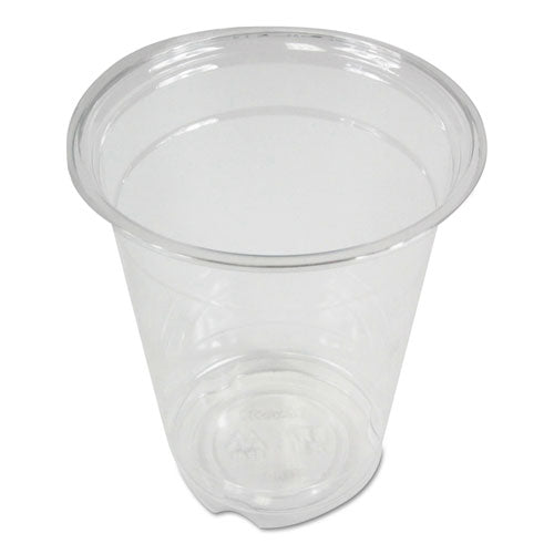 Clear Plastic Cold Cups, 12 Oz, Pet, 20 Cups-sleeve, 50 Sleeves-carton