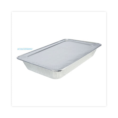 Aluminum Steam Table Pans, Full-size Deep, 3.19" Deep, 12.81 X 20.75, 50-carton