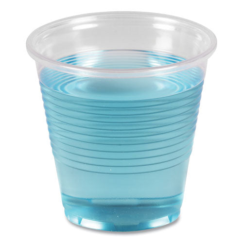 Translucent Plastic Cold Cups, 5 Oz, Polypropylene, 25 Cups-sleeve, 100 Sleeves-carton