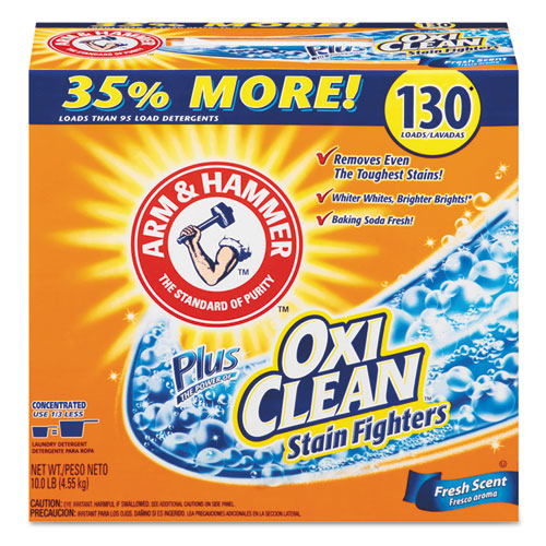 Power Of Oxiclean Powder Detergent, Fresh, 9.92 Lb Box, 3-carton