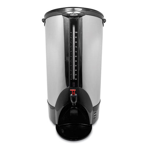 Home-business 100-cup Double-wall Percolating Urn, Stainless Steel