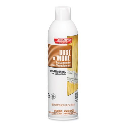 Champion Sprayon Dust Mop Treatment, Lemon, 18 Oz Aerosol Spray, 12-carton