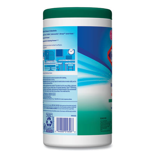 Disinfecting Wipes, Fresh Scent, 7 X 8, Fresh Scent, White, 75-canister, 6 Canisters-carton