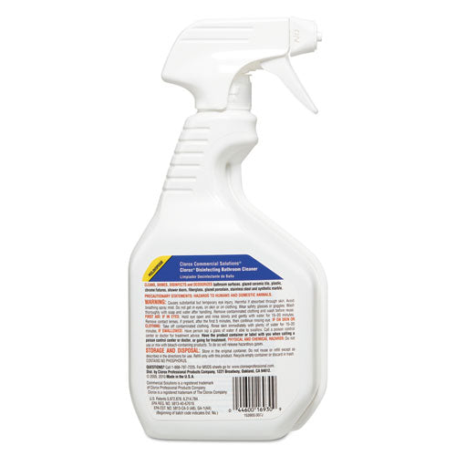 Disinfecting Bathroom Cleaner 30oz Spray Bottle, 9-carton