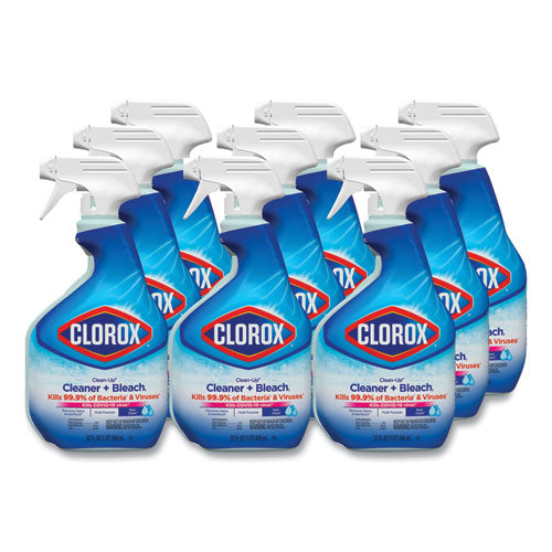 Clean-up Cleaner + Bleach, 32 Oz Spray Bottle, Fresh Scent, 9-carton