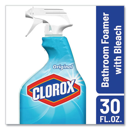 Bleach Foamer Bathroom Spray, Original, 30 Oz Spray Bottle, 9-carton