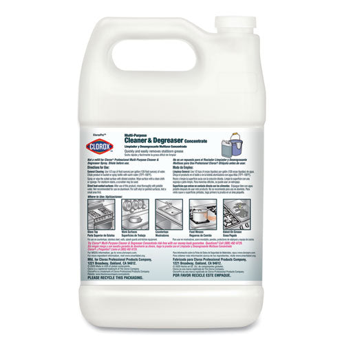 Professional Multi-purpose Cleaner And Degreaser Concentrate, 1 Gal