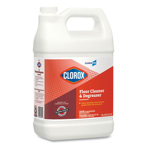 Professional Floor Cleaner And Degreaser Concentrate, 1 Gal Bottle, 4-carton