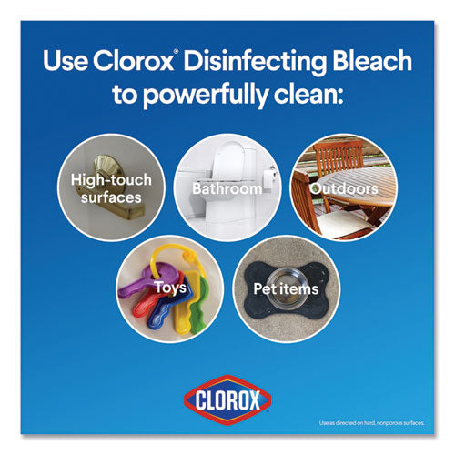 Regular Bleach With Cloromax Technology, 43 Oz Bottle, 6-carton
