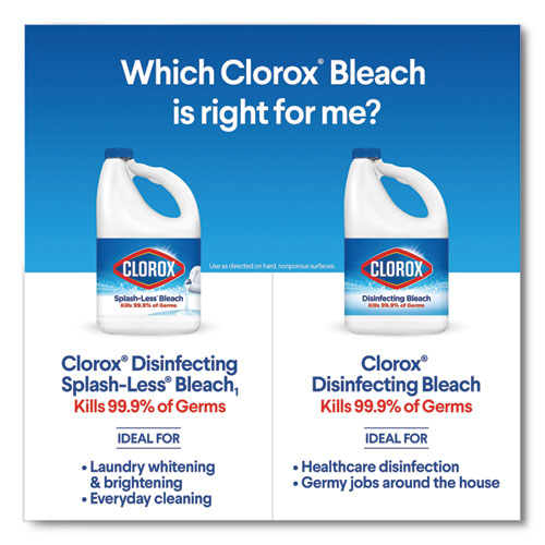Regular Bleach With Cloromax Technology, 81 Oz Bottle, 6-carton