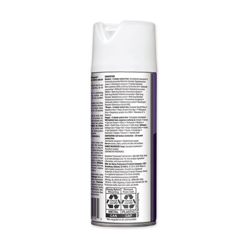 4 In One Disinfectant And Sanitizer, Lavender, 14 Oz Aerosol Spray, 12-carton