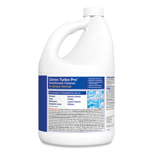 Turbo Pro Disinfectant Cleaner For Sprayer Devices, 121 Oz Bottle