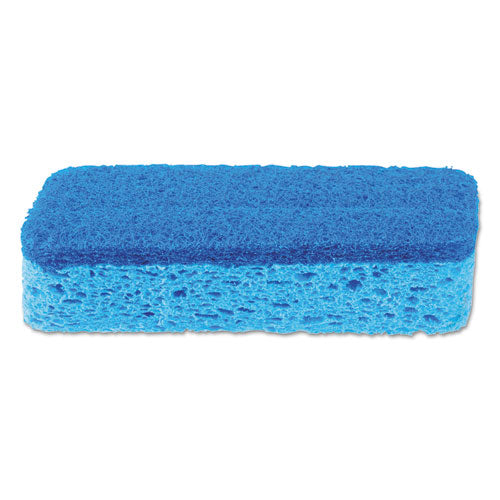 All Surface Scrubber Sponge, 2 1-2 X 4 1-2, 1" Thick, Blue, 12-carton
