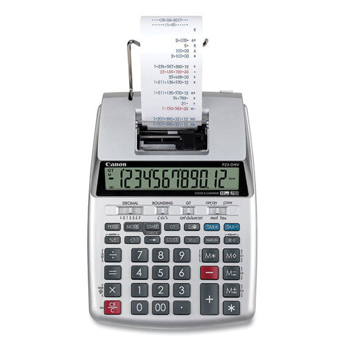 P23-dhv-3 12-digit Desktop Calculator, Black-red Print, 2.3 Lines-sec