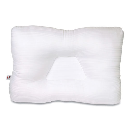 Mid-core Cervical Pillow. Standard, 22 X 4 X 15, Firm, White