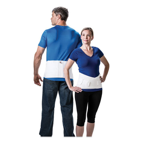 Corfit System Lumbosacral Spinal Back Support, Medium To Large, 32" To 42" Waist, White