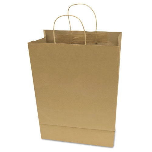 Premium Shopping Bag, 12" X 6.5" X 17", Brown Kraft, 50-box