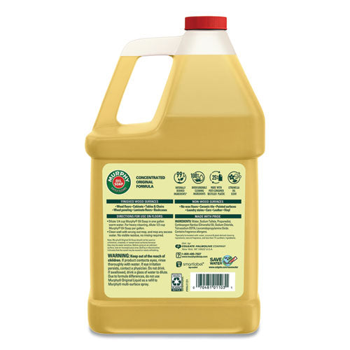 Cleaner, Murphy Oil Liquid, 1 Gal Bottle, 4-carton