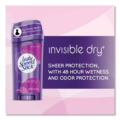 Invisible Dry Antiperspirant, Fresh Scent, 1.4 Oz, White, 12-carton