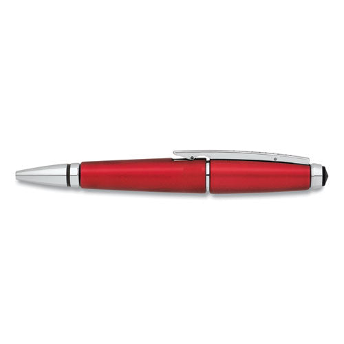 Edge Gel Pen, Retractable, Medium 0.7 Mm, Black Ink, Red Barrel