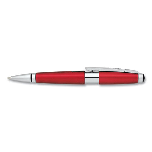 Edge Gel Pen, Retractable, Medium 0.7 Mm, Black Ink, Red Barrel