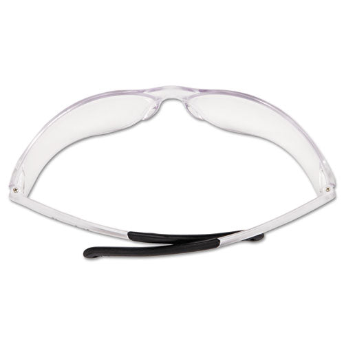 Bearkat Safety Glasses, Frost Frame, Clear Lens, 12-box