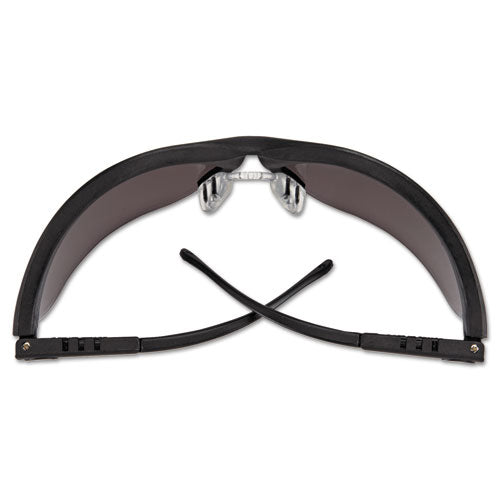 Klondike Safety Glasses, Matte Black Frame, Gray Lens