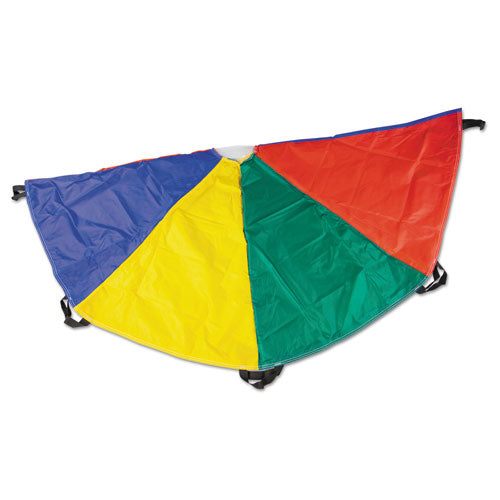 Nylon Multicolor Parachute, 12 Ft Dia, 12 Handles