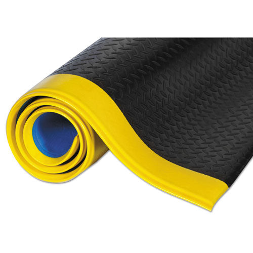 Wear-bond Comfort-king Anti-fatigue Mat, Diamond Emboss, 24 X 36, Black-yellow