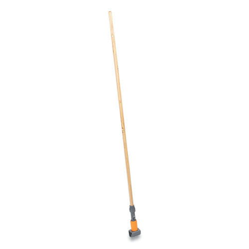 Clamp Style Wet-mop Handle, Wood, 60" Handle, Natural