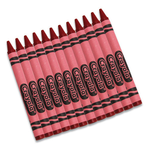 Bulk Crayons, Red, 12-box
