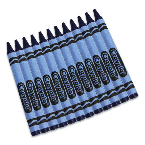 Bulk Crayons, Blue, 12-box