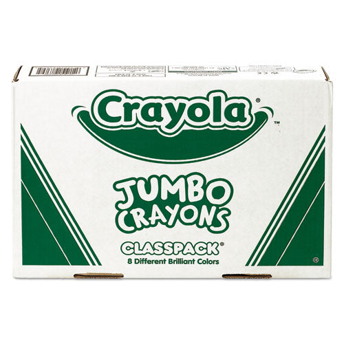 Jumbo Classpack Crayons, 25 Each Of 8 Colors, 200-set