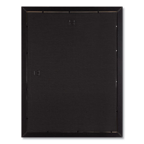 Black Solid Wood Poster Frames With Plastic Window, Wide Profile, 18 X 24