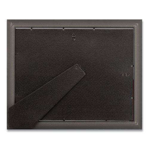 Document Frame, Desk-wall, Wood, 11 X 14 Matted To 8.5 X 11, Antique Charcoal Brushed Finish
