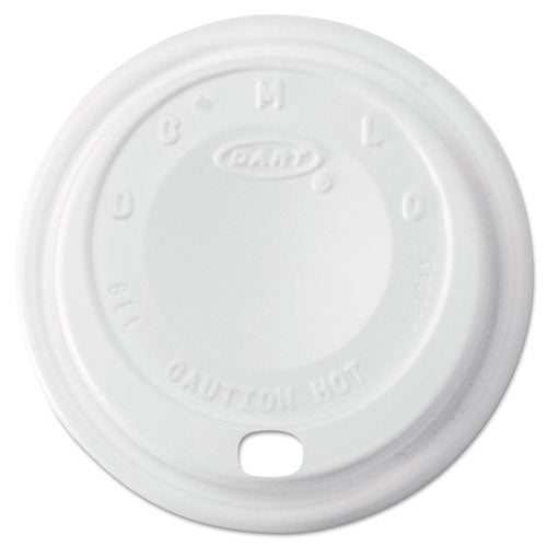 Cappuccino Dome Sipper Lids, Fits 8 Oz To 10 Oz Cups, White, 1,000-carton