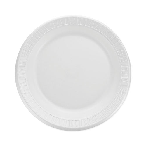 Quiet Classic Laminated Foam Dinnerware, Plate, 9", White, 125-pack, 4 Packs-carton