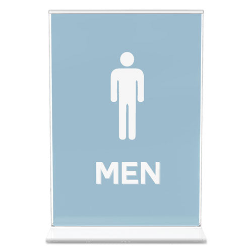 Classic Image Double-sided Sign Holder, 5 X 7 Insert, Clear