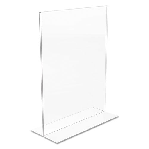 Classic Image Double-sided Sign Holder, 8 1-2 X 11 Insert, Clear