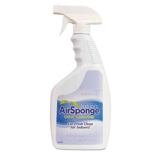 Sponge Odor Absorber Spray, Fragrance Free, 22 Oz Spray Bottle, 12-carton