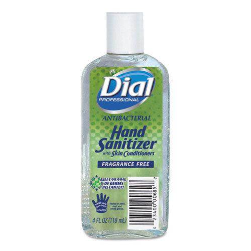 Antibacterial With Moisturizers Gel Hand Sanitizer, 4 Oz Flip-top Bottle, 24-carton