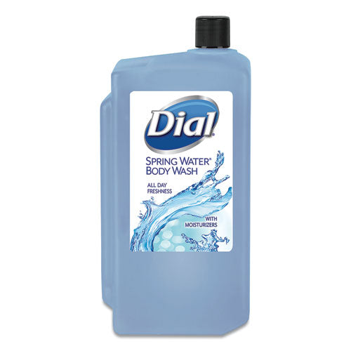 Body Wash Refill For 1l Liquid Dispenser, Spring Water, 1 L, 8-carton